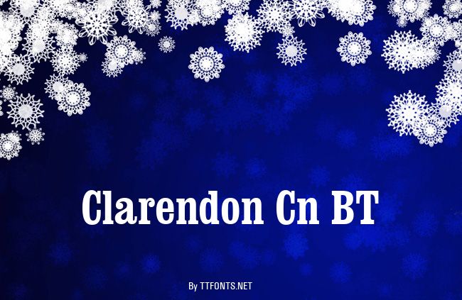 Clarendon Cn BT example